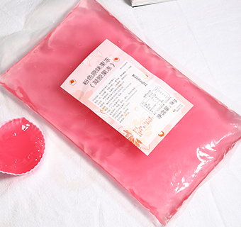 粉色原味果冻