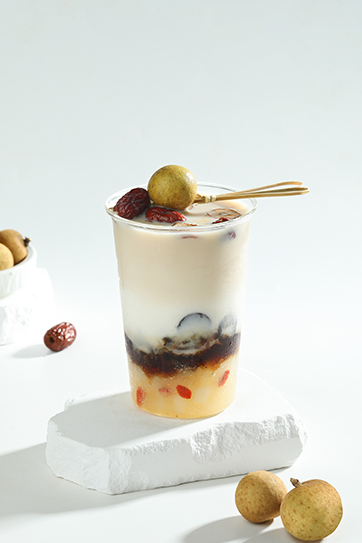 桂圆红枣轻乳茶